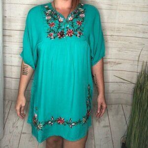 Floral print mini dress szL